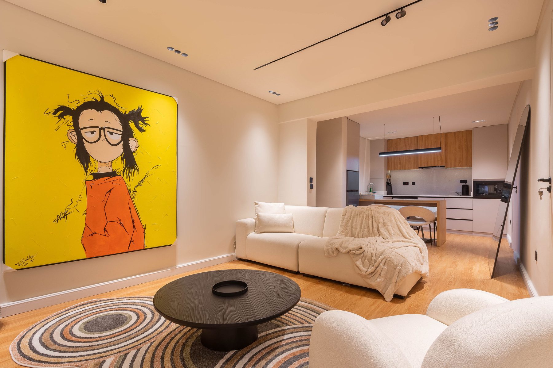 The District Lekki living room